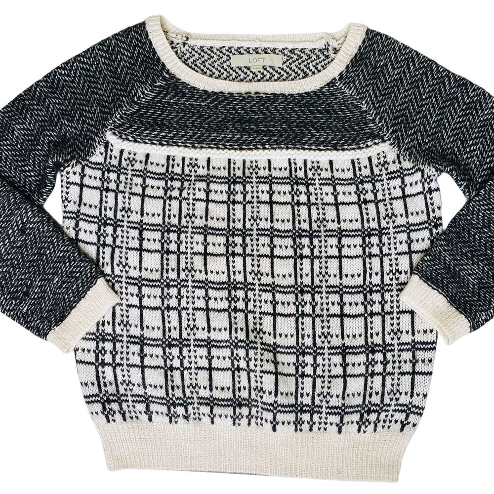 LOFT Alpaca Wool Blend Pullover Knit Sweater